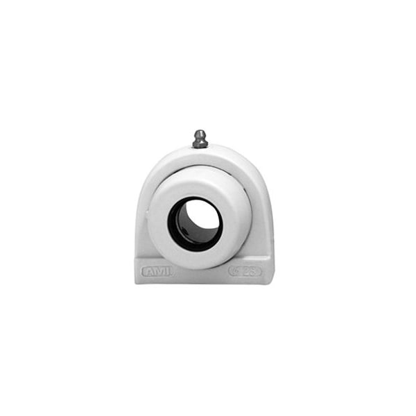 SINGLE ROW BALL BEARING - 1 IN. STAINLESS SET SCREW BLACK TB PLW BLK 2 OPN COV